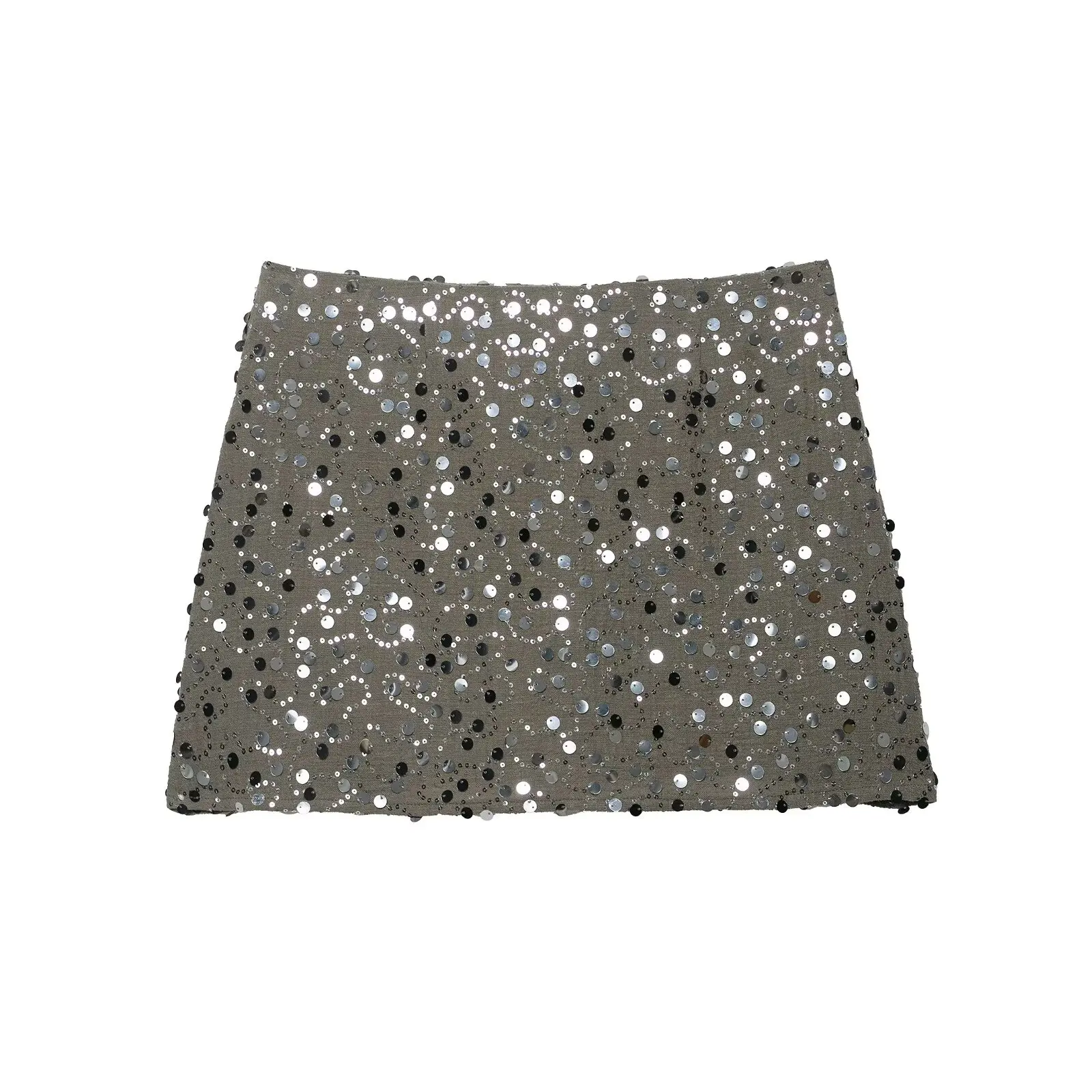 Chic Elegant Sequin Mini Skorts Women Fashion Party Slim Sexy Female Short Skirts Summer Street Club Shining Lady Skirt