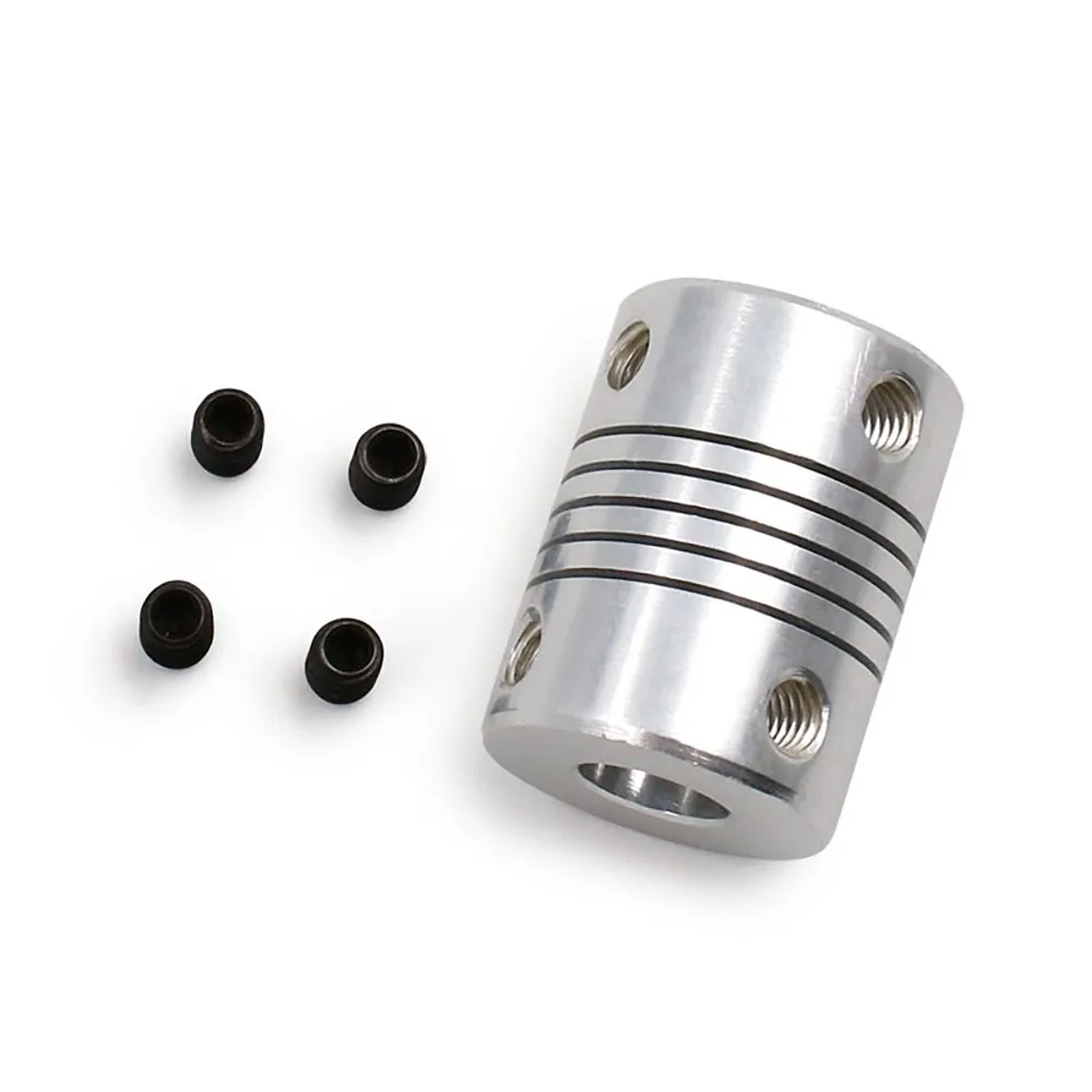 D19L25 Aluminum Flexible Coupling 3mm 4mm 5mm 6.35mm 8mm 10mm CNC Stepper Motor Coupler Encoders Engraving Machine