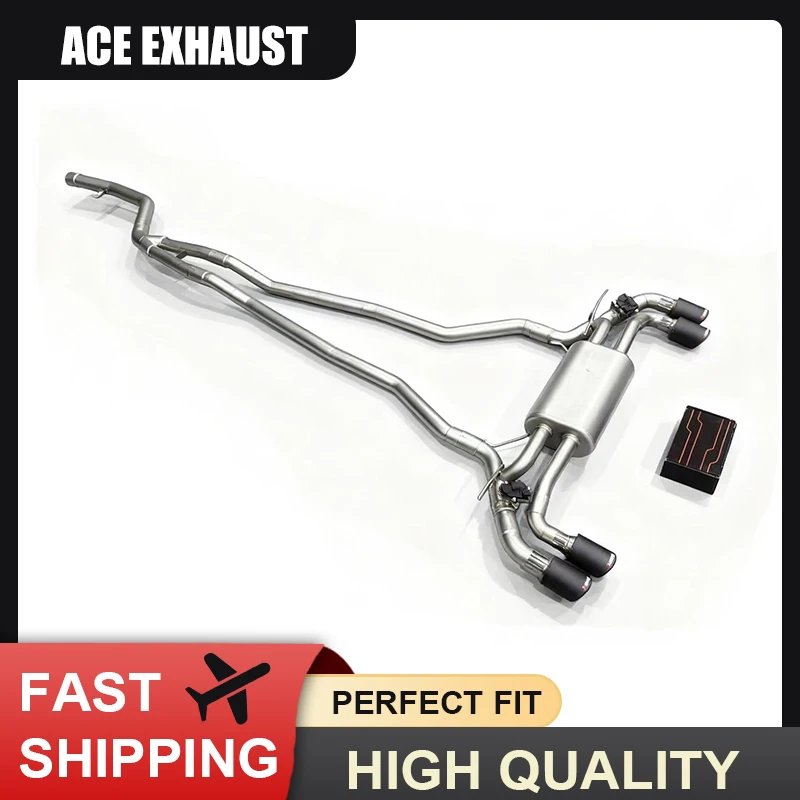 

ACE for BMW 540I G30 Valved Catback exhaust BMW 5 Series B58 G30 G31 G38 540i 3.0T Plug and play Exhaust Pipe with Valve Muffler