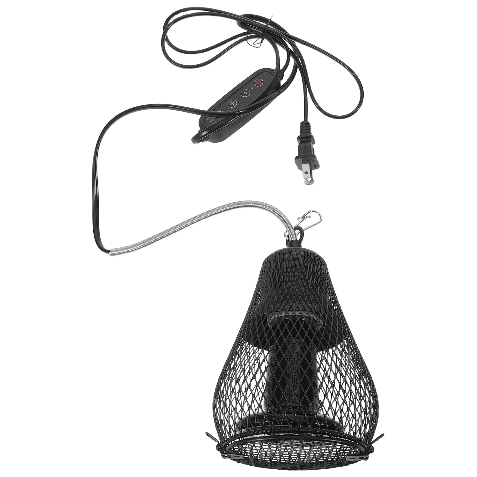 

25W Ceramic Pet Heat Lamp with Thermostatic Socket - Saving Reptile Habitat Heating Lamp for Bird Cage Turtle Tank