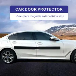 Folding Connected Style Car Door Protector Magnetic Body Side Anti-collision Protection Strip Car Sticker Decoration Accessories