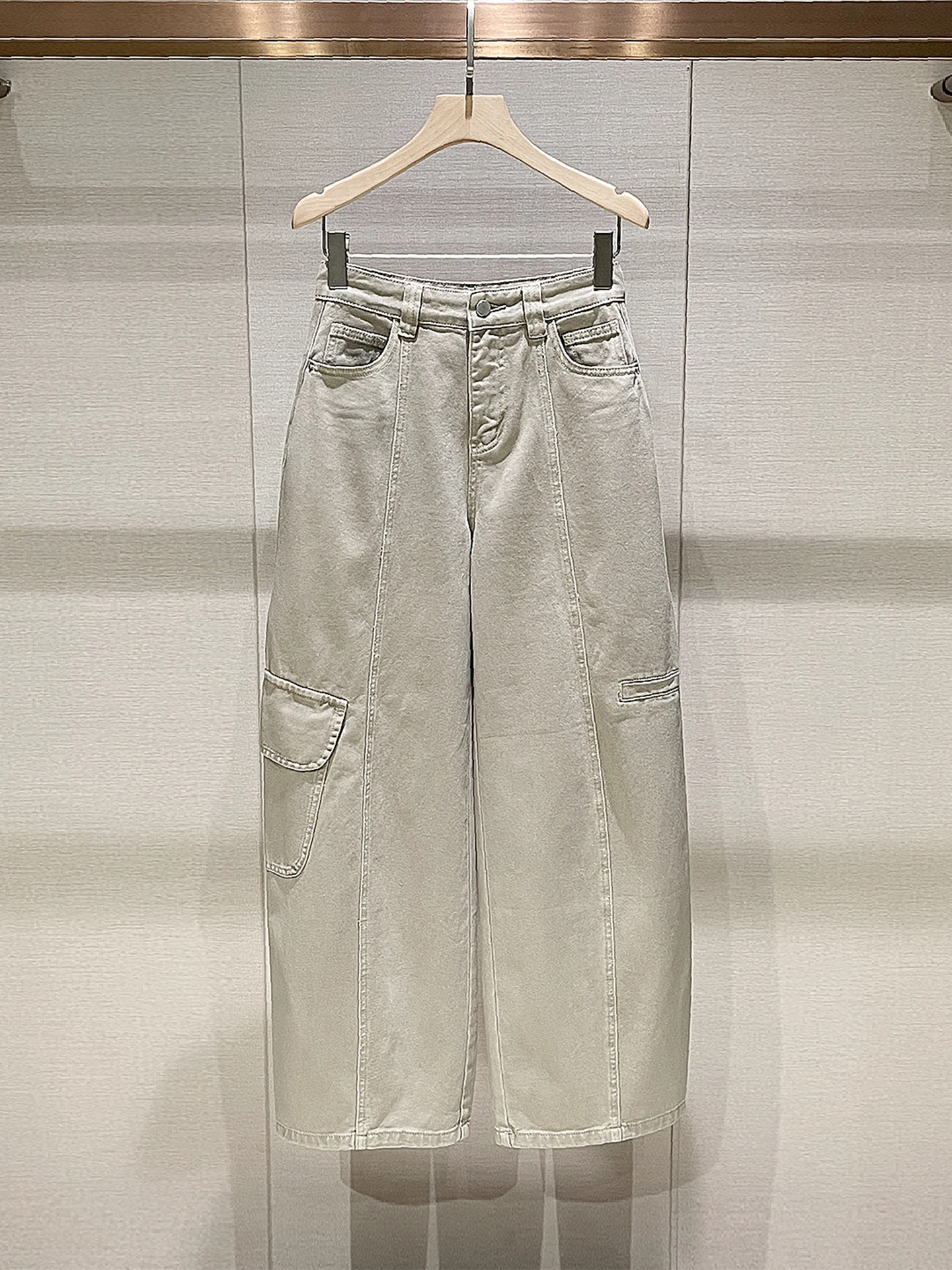 

Ce Au Lait High Waist Straight Leg Jeans Women's Spring 2026 New American Retro Workwear Casual Comfortable Breathable