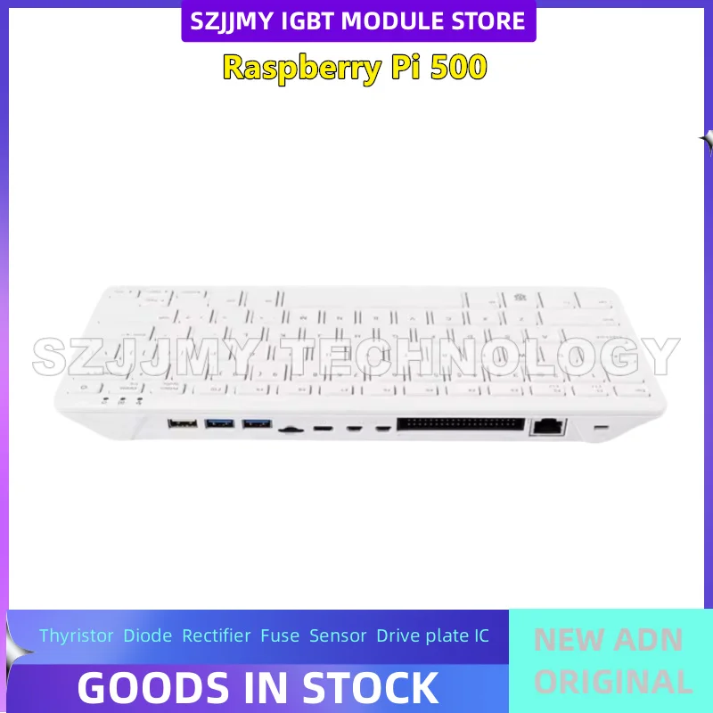 Raspberry Pi 500 Tastatur Typ persönlicher Computer All-in-One-Entwicklungsboard, 4-Kern-WIFI-Bluetooth NEUES ORIGINAL AUF LAGER
