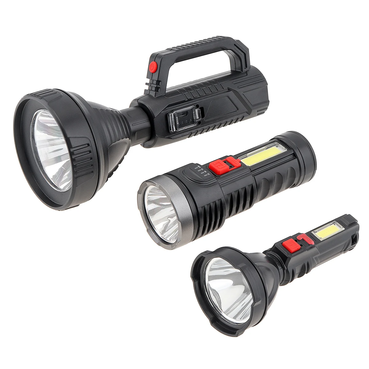 البوب HB822 Q5 LED الأضواء المحمولة مصباح يدوي قابل لإعادة الشحن يده الكشافات للتخييم في الهواء الطلق الإضاءة/مشاعل الصيد