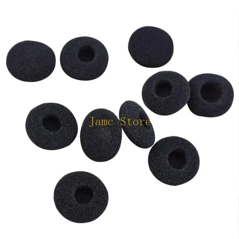 LX0B 20Pcs 18mm Soft Foam Sponge Earphones Cover Replacement Earbud Covers For MX375