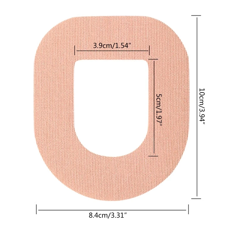 Parches CGM transpirables, parches adhesivos con cinta adhesiva impermeable, Color fijación larga opcional para ducha