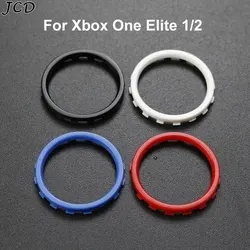 JCD 2pcs Custom Thumbstick Circle Accent Rings For Microsoft Xbox One Elite Series 1 2 Controller Repair Replacement