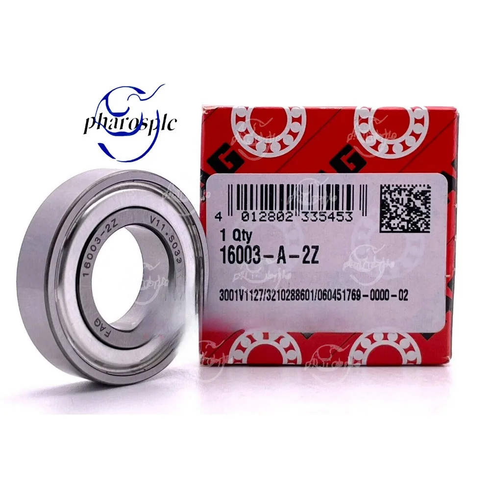 

FAG 16003-2Z, Deep groove ball bearing, shielded, 17x35x8 mm 16003 ZZ.16003-A-2Z