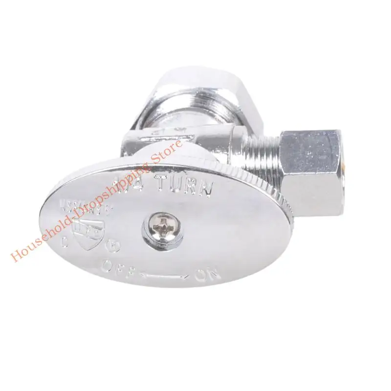 صمامات السباكة النحاسية المتانة 5/8 بوصة، مدخل بوصة، التحكم في تدفق المياه 3/8 بوصة 85AD #5