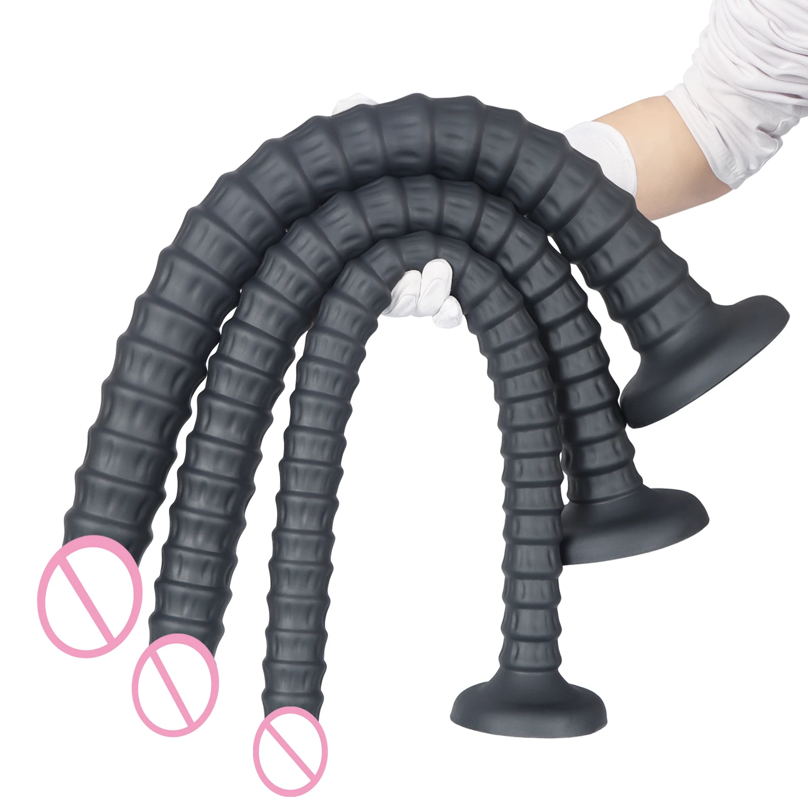 5 Sizes Rotate Into Anal Butt Plugs Long Dildo Penetration Anal Toys Dilatador Anal Dildo Anale Dilator Analplug Analog Plug 18+