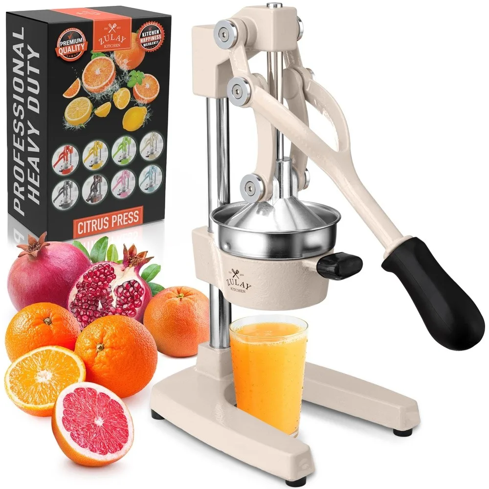 Cast Iron Juicer Orange Manual Juicer Citrus Press Cream