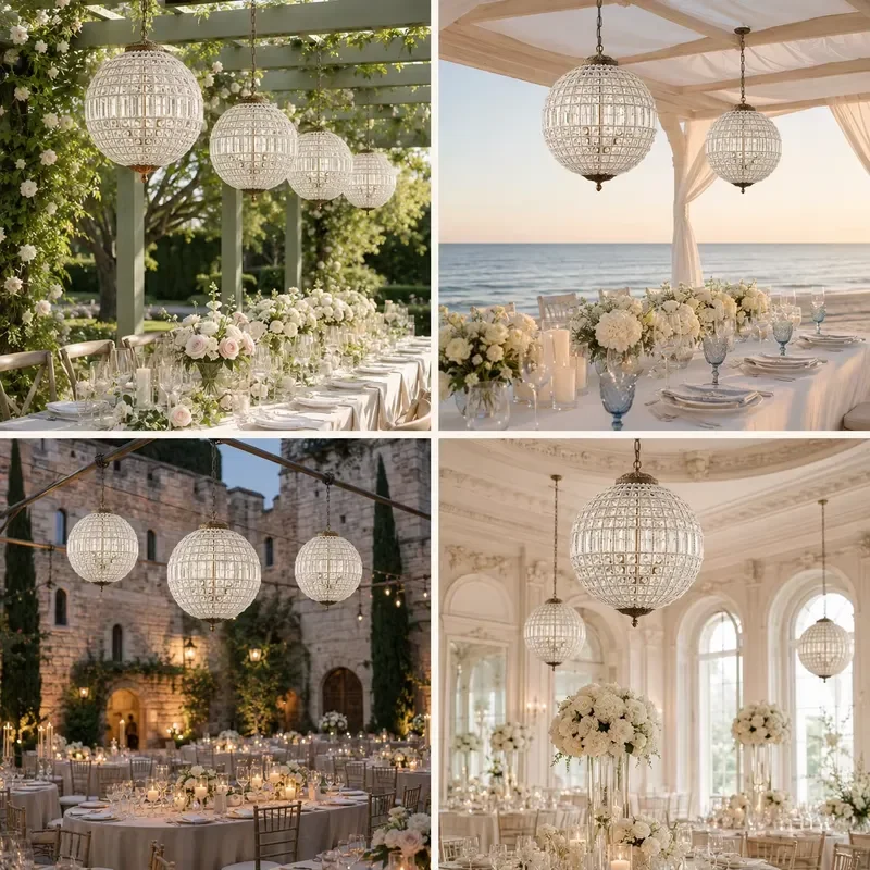 Modern Crystal Chandelier LED Ceiling Light Luxury Designer Pendant Lamp for Hotel Ballroom Wedding Party Home Decoration