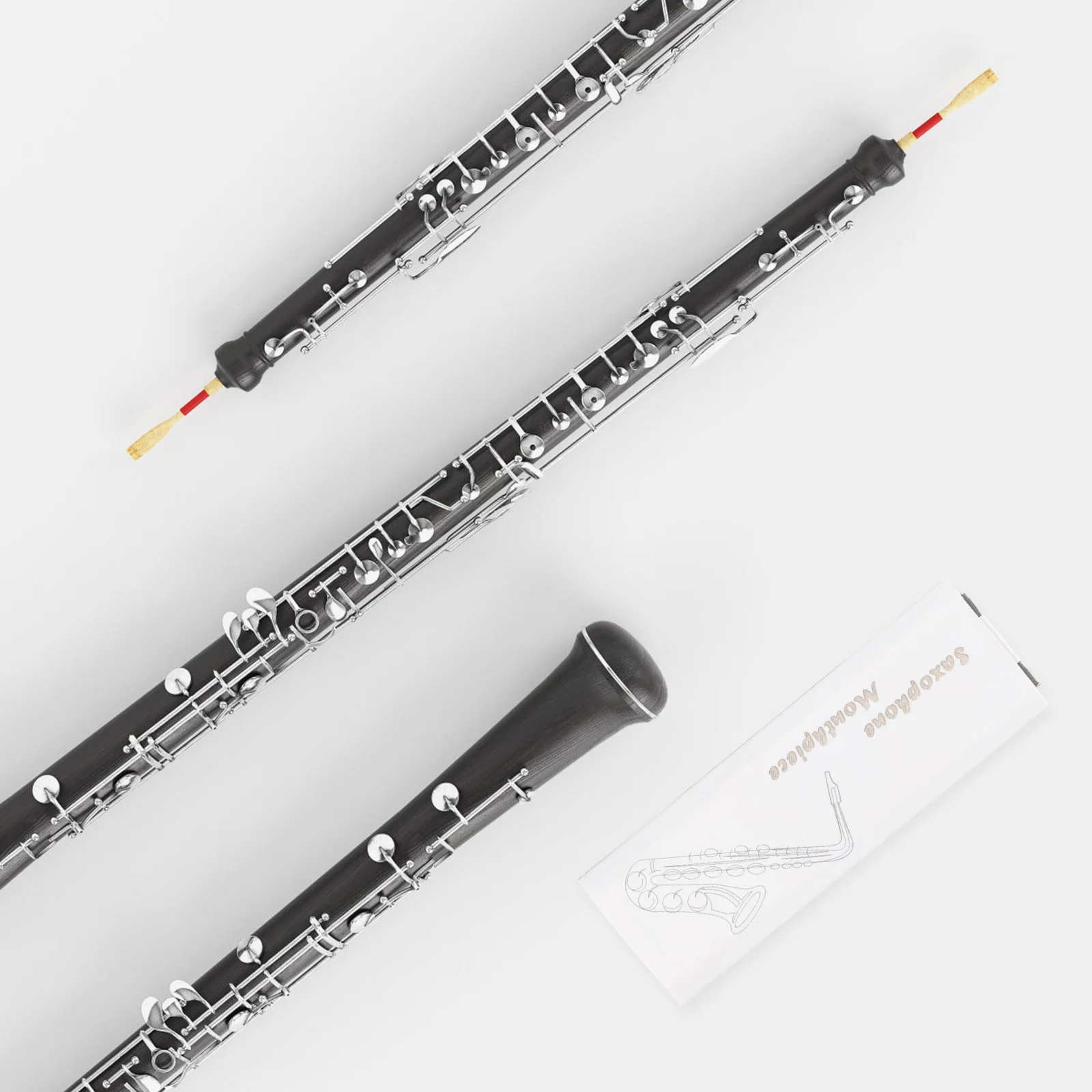 

Reed Box Music Instrument Holder Clarinet Reeds 2.5 Oboe Saxophone Container White Woodwind Accessories Portable Case