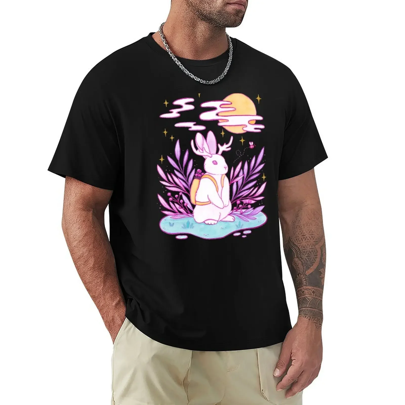 Plant Jackalope | Nikury T-Shirt summer clothes plus size clothes street wear t shirts for men