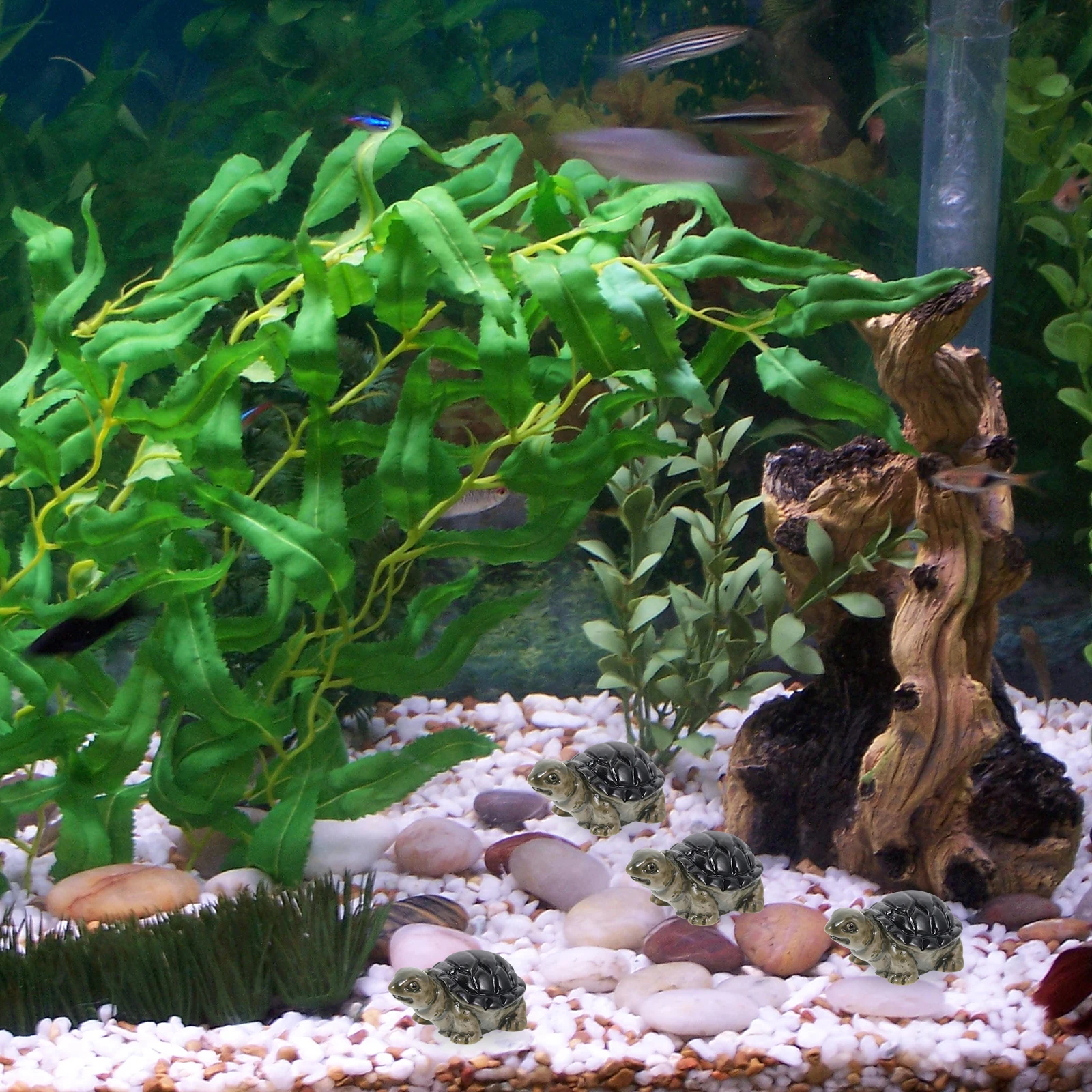 

10pcs Decor Aquarium Resin High Simulation Micro Landscape Safe Simulation Non Polluting Pet Supplies