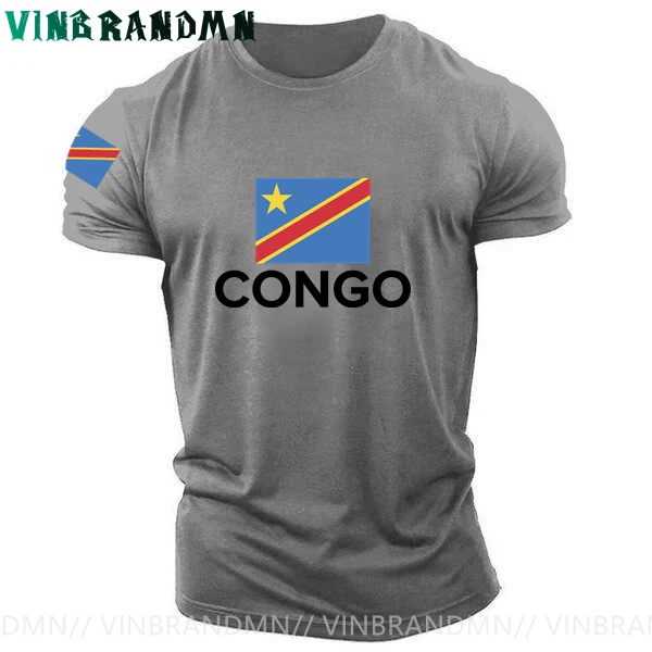 DR Congo men t shirts Fashion jerseys nation team cotton t-shirt gyms clothing tee country tops COD DROC Congo-Kinsha Congolese