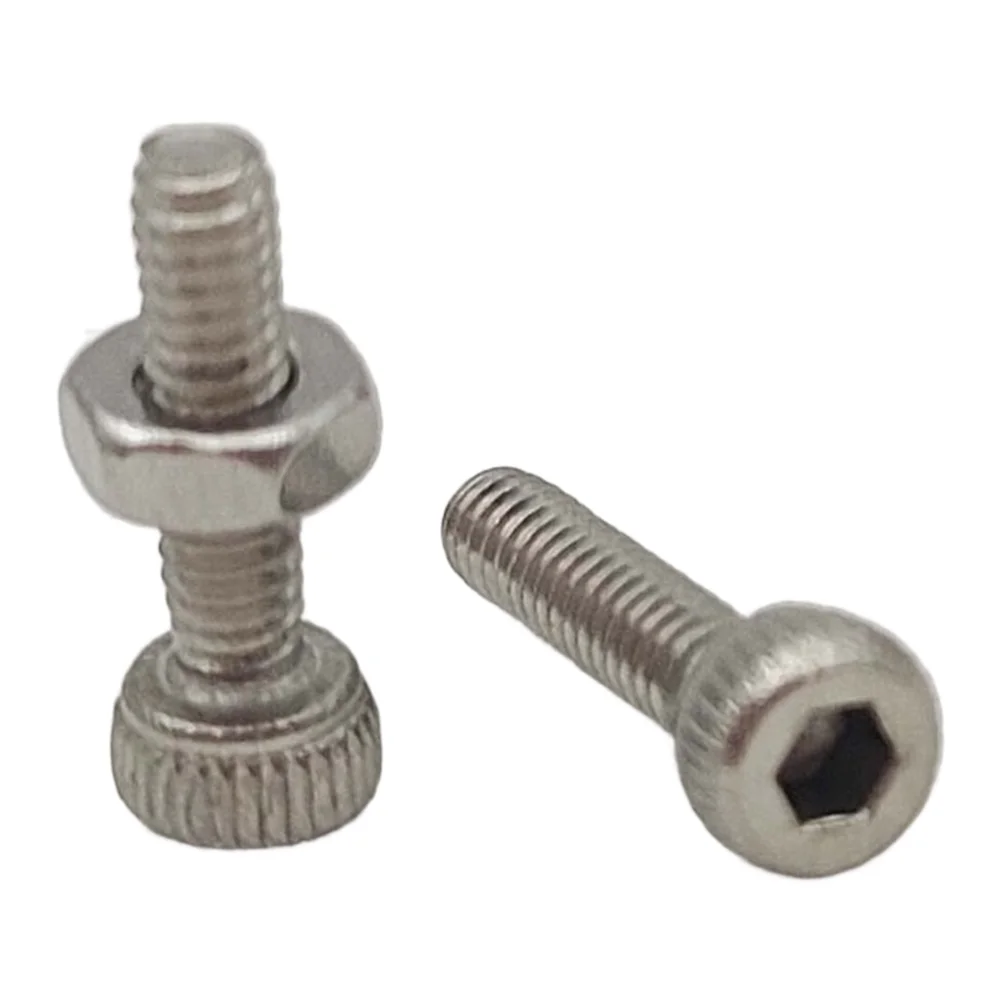 210pcs M2 Stainless Steel SS304 Hex Socket Screws with Cylindrical Head and M2 Nuts M2x6/8/12/16/20 Complete Kit