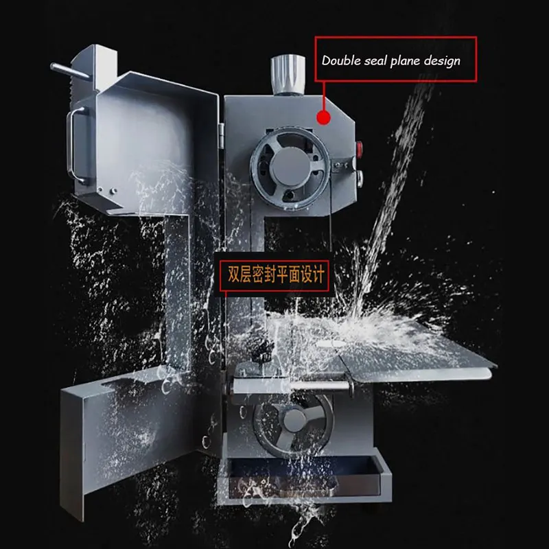 เครื่องเลื่อยกระดูกสแตนเลส เครื่องตัดกระดูก เครื่องตัดเนื้อปลาแช่แข็งไฟฟ้า