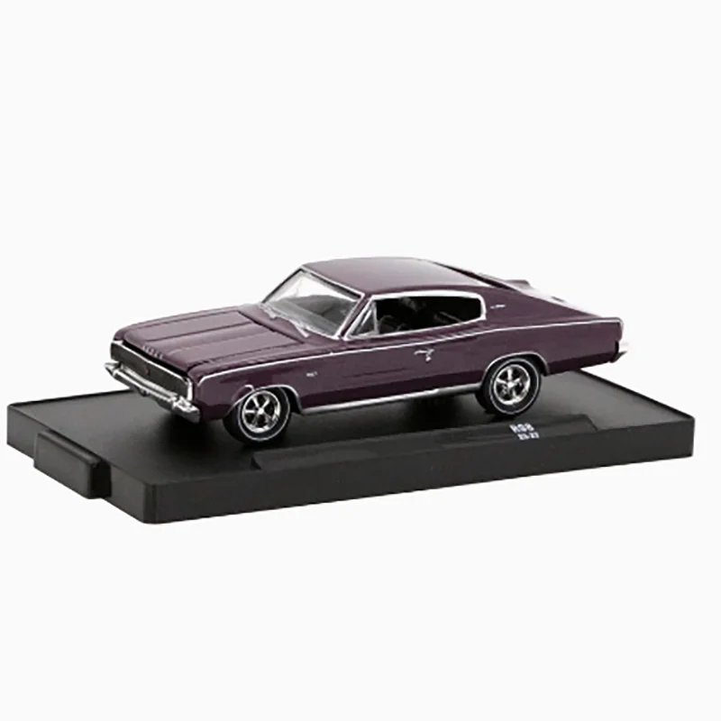 Diecast 1: 64 Scale 1966 Charger 383 Muscle Car Simulation Alloy Car Model Collection Display Toy Gifts Souvenirs