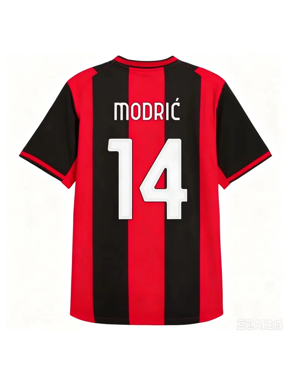 2026/27 Season AC Milan Italian Club Luca No.14 Jersey T-shirt, Men's and Women's Summer Breathable Quick-drying Loose Shirt