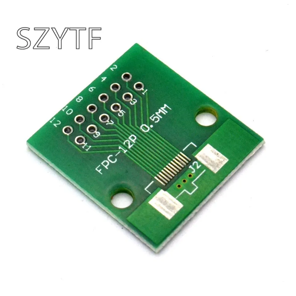 Double Side 0.5mm 1mm 6/8/10/12/20/24/30/40 Pin to DIP 2.54mm FPC/FFC SMT Adapter Socket Plate PCB Board Connector DIY KIT