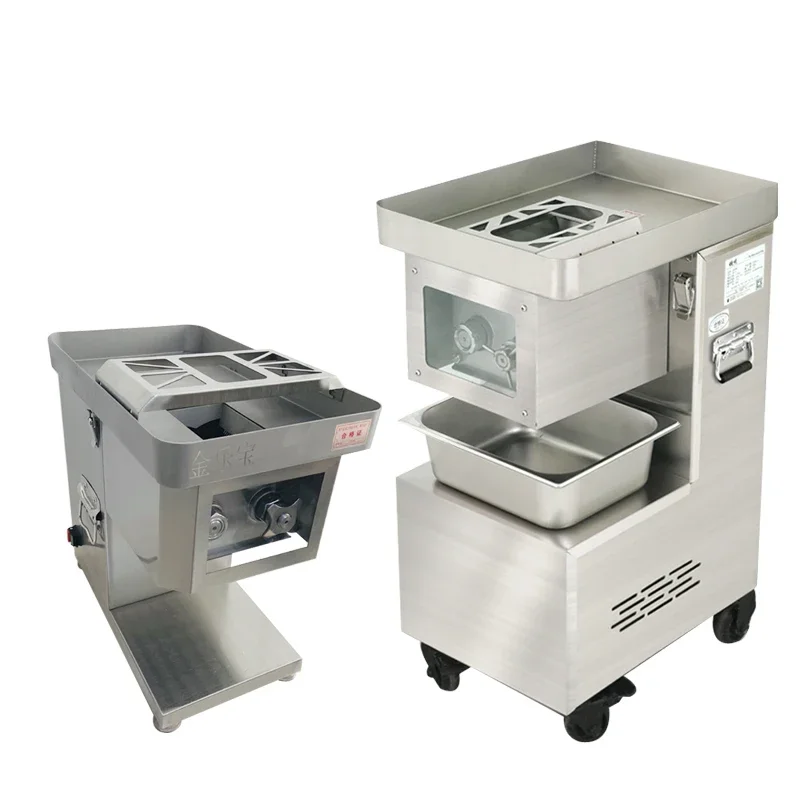 

Настольная вертикальная мясорезка для коммерческого и домашнего использования, многофункциональная машина для нарезки, измельчения и нарезки кубиками мяса
