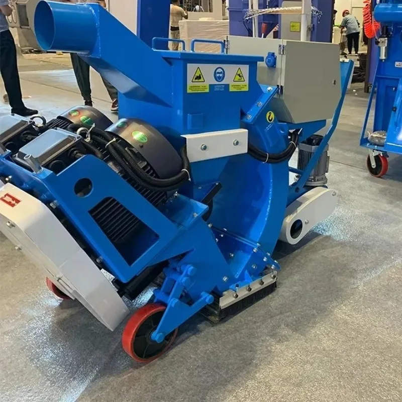 Hand Push Road Shot Blasting Machine FOB Custom Bridge Concrete Texturing Steel Plate Derusting Sandblasting Cleaning Machinery