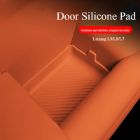 4Pcs Car Silicone Storage Pad for 2022 2023 2024 Li Lixiang L9 L8 L7 Leading Ideal Door Inner Handle Durable Protection Padding
