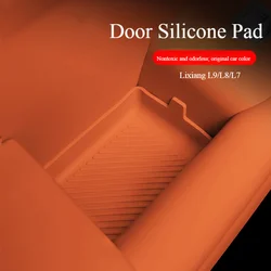 4Pcs Car Silicone Storage Pad for 2022 2023 2024 Li Lixiang L9 L8 L7 Leading Ideal Door Inner Handle Durable Protection Padding