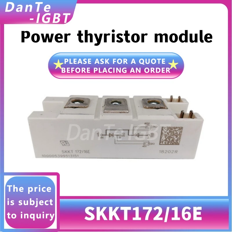

SKKT172/16E new module 172/16E thyristor voltage regulator original spot