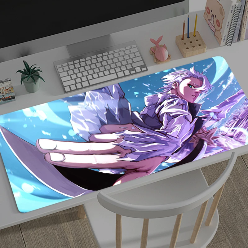 Mousepad B-bleach Computer Game Mouse Pad Gaming Accessories Large Non-Slip Printing Deskmat Keyboard Pad PC Anime game Mousepad
