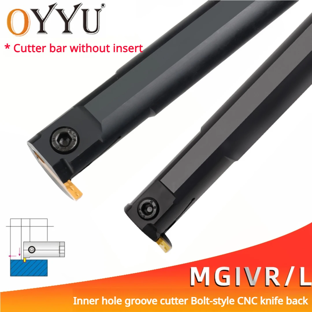 

OYYU MGIVR2016 MGIVR2520 MGIVR3125 MGIVR2925 MGIVR3732 1,5 2 2,5 3 4 5 6 Держатель инструментов для внутренней обработки канавок Расточная оправка MGIVR MGIVL