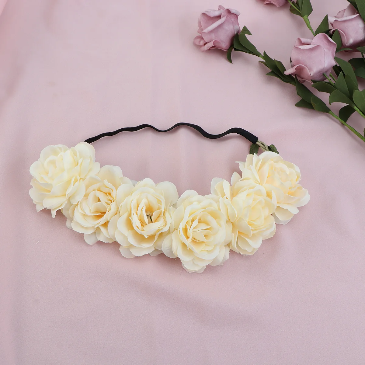 Beach Party Headband Floral Hair Accessory Korean Version Flower Hairband Accessories