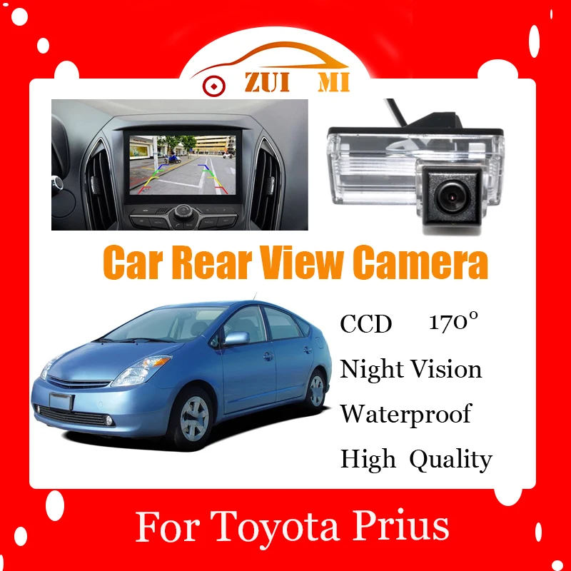 Car Reverse Rear View Camera For Toyota Prius 2004~2010 Waterproof CCD Full HD Night Vision Backup Parking Camera Waterproof