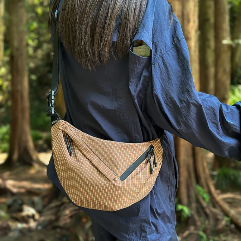 

Boho Style Large Capacity Crossbody Bag - Unisex Foldover Pouch Tote for Commuter Travel & Daily Use