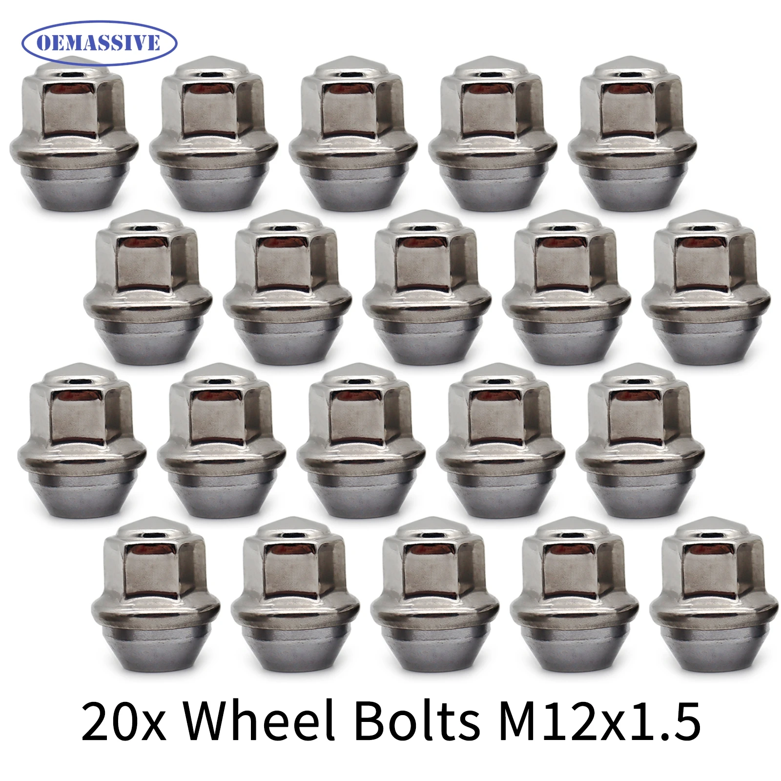 

20 болтов для колес автомобиля, гайки, детали ступицы шин 2434886 5114407 ACPZ1012H для Ford Focus Fusion Mondeo Escape Kuga Fiesta M12x1,5 мм