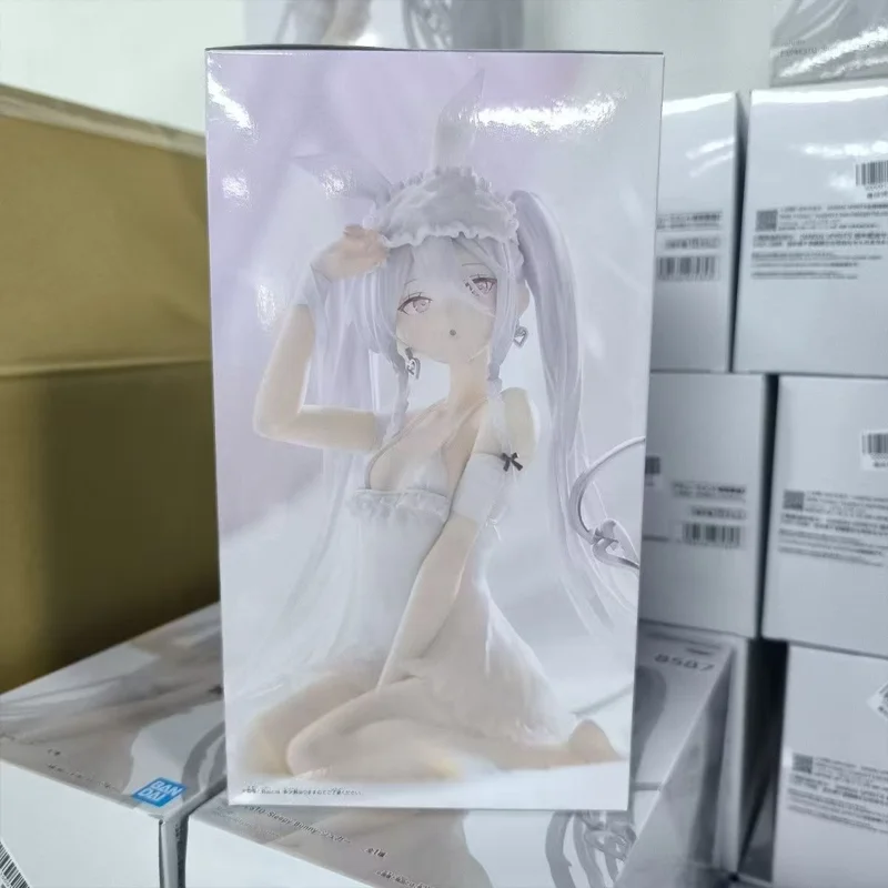 

In Stock Original Genuine Bandai Rurudo Espresto Eve Sleepy Bunny Sitting Posture Doll Figure Model Collector Figurine Toys Gift