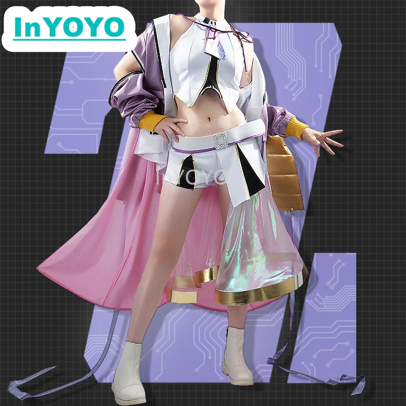 InYOYO Syuen NIKKE Cosplay Costume Game Suit The Goddess Of Victory Lovely Uniform Dress Halloween Party Outfit Women Customized