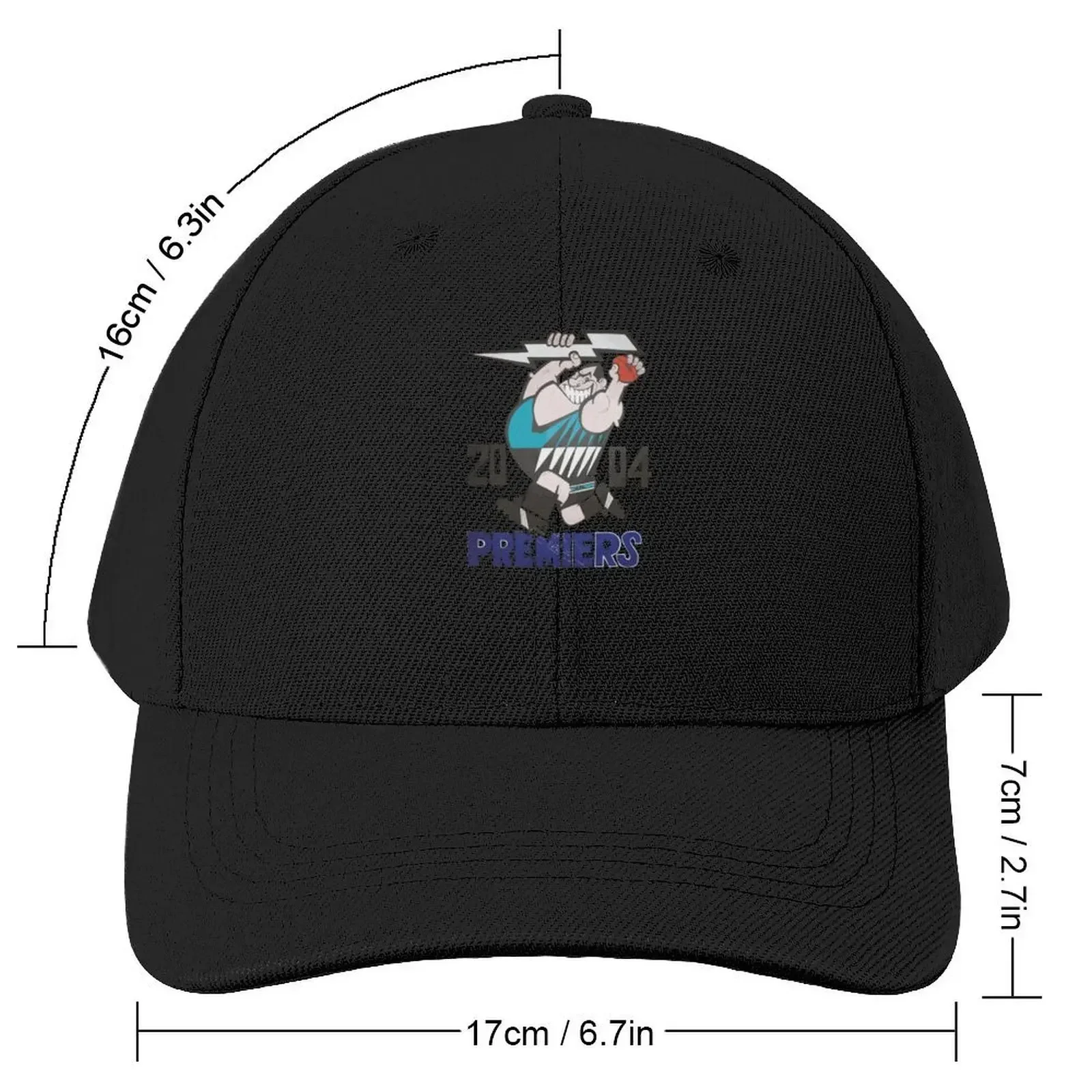 Port Adelaide Power 2004 Premiers Baseball Cap cute Cosplay Horse Hat Ladies Men's