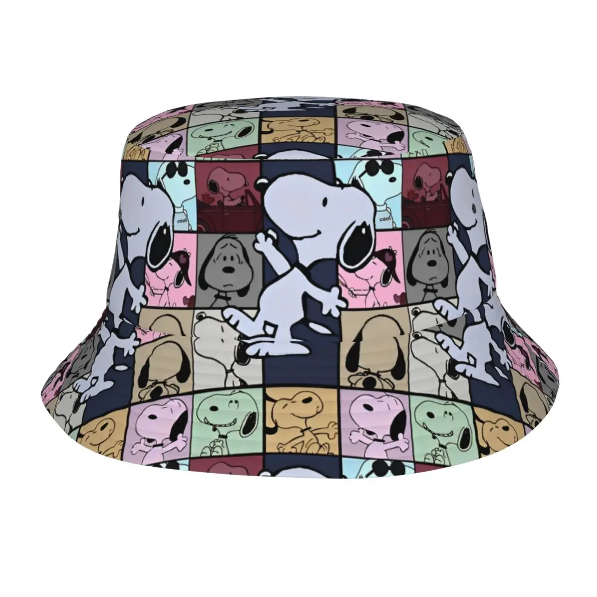 

Summer Beach Hatwear Snoopy Tour Cartoon Merchandise Bucket Hat Girl Sun Hat Boonie Hat Lightweight Fishing Caps Outdoor Sport