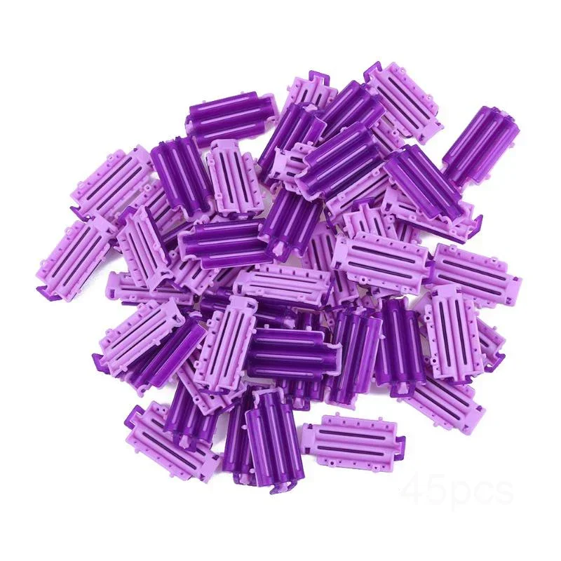 10pcs Hair Clip Wave Perm Rod Bars Corn Curler DIY Fluffy Clamps Rollers Fluffy Hair Roots Perm Hair Styler Formers flexi