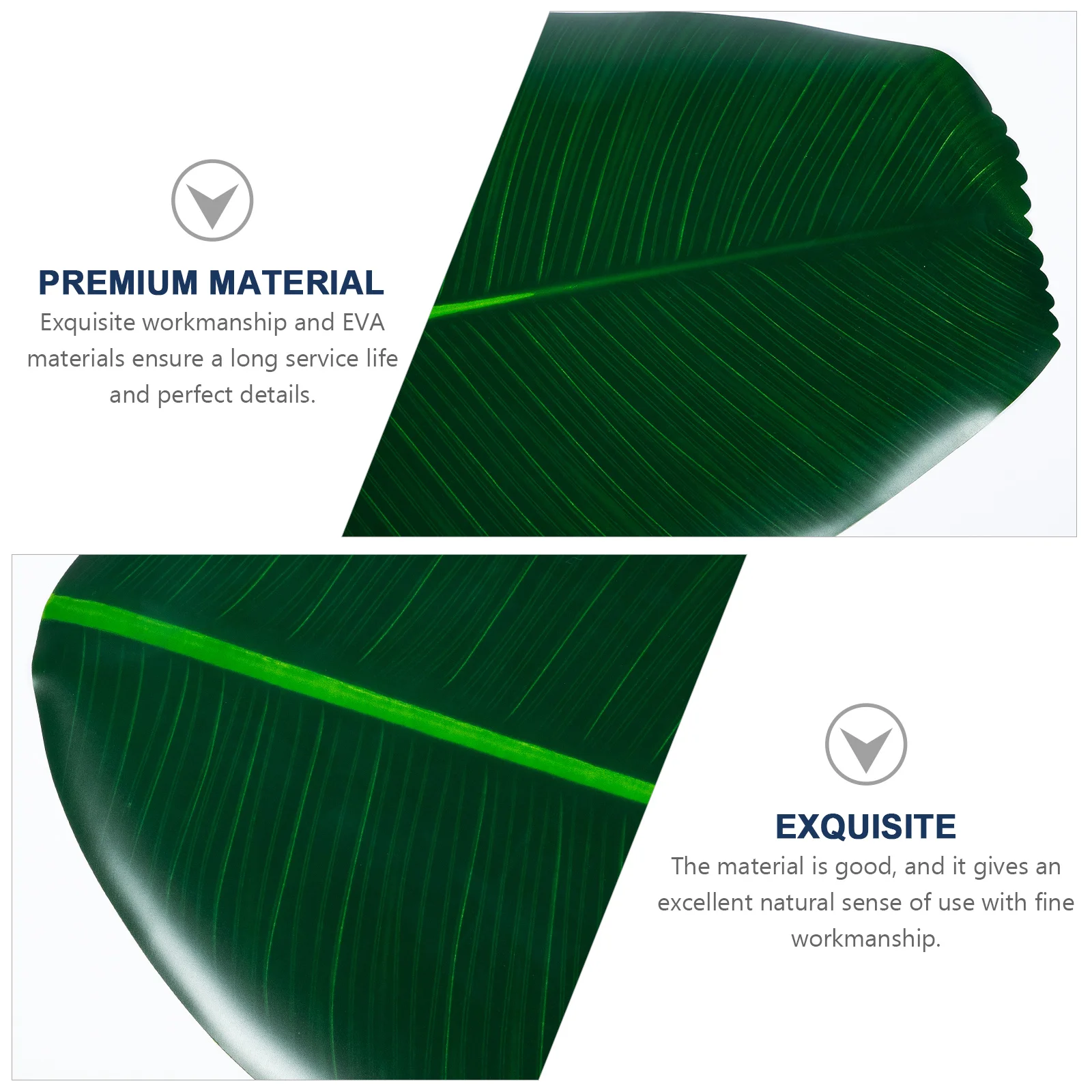 

Transparent PVC Table Runner Tablecloth Leaf Green Round Waterproof Stain Protector Lightweight Wear Resistant Reusable EVA