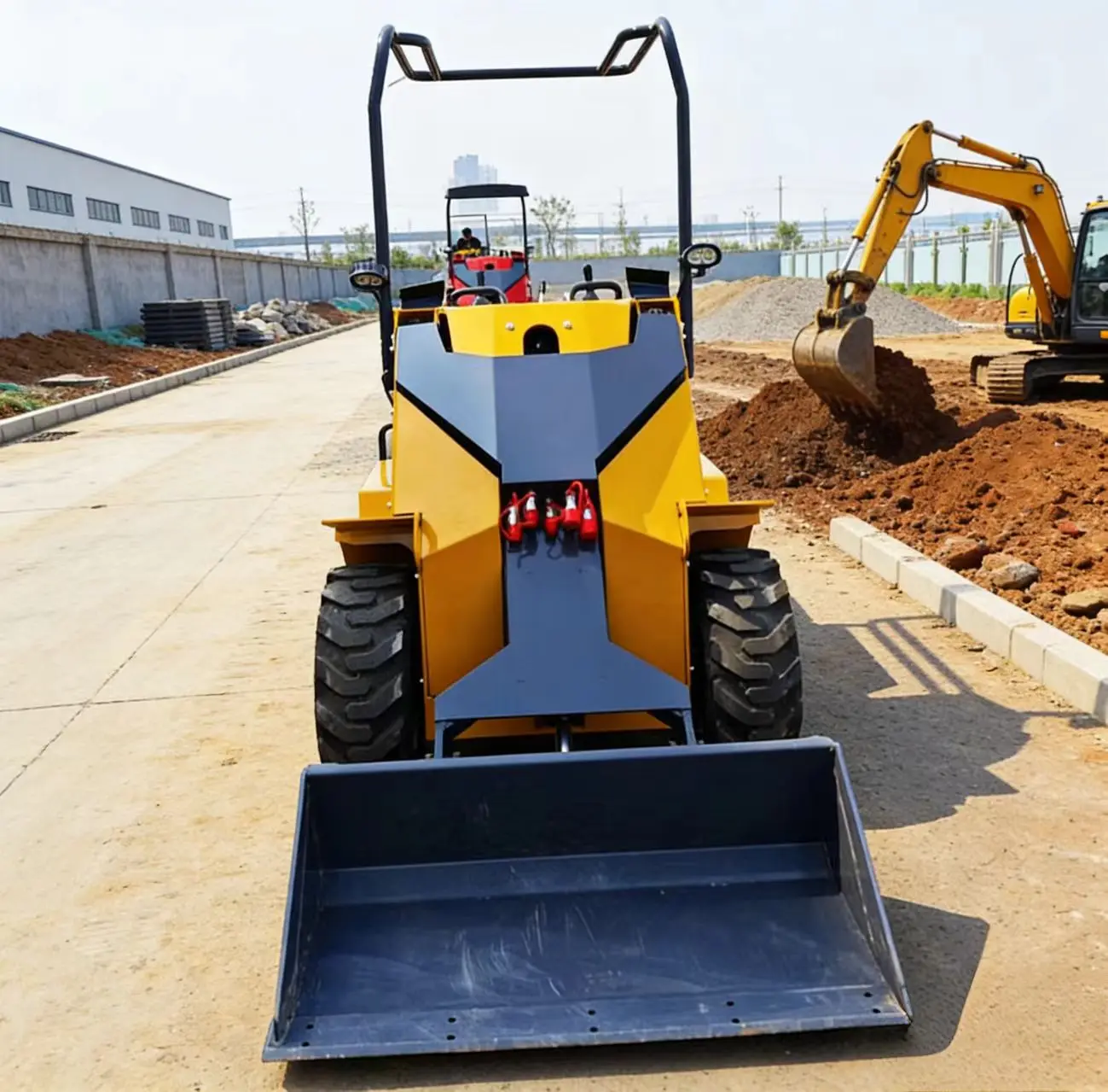 

Customized Energy Saving Skid Steer Loader Easy Maintenance Mini Construction Machine for Farm and Garden Work