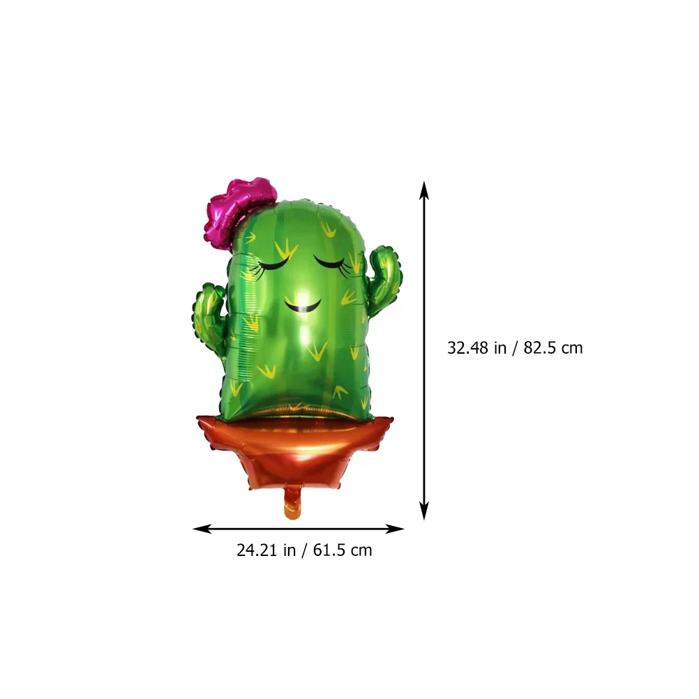 

2pcs Cactus Balloons Aluminum Film Party Decorations Birthday Wedding Festival Supplies Garland Wall Table Decoration