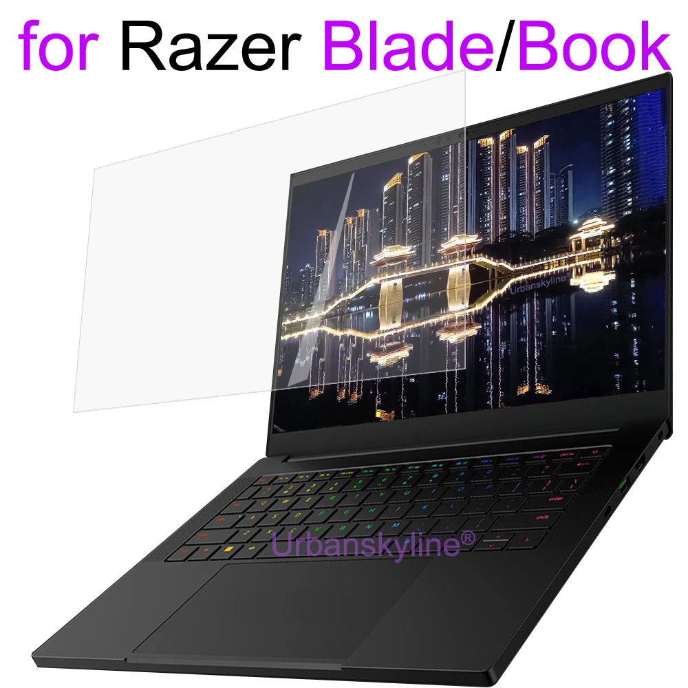 Screen Protector for Razer Blade 14 15 16 17 Pro 18 Stealth Book 13 2024 2023 2021 2020 2019 Case HD Clear Matte Frosted Skin