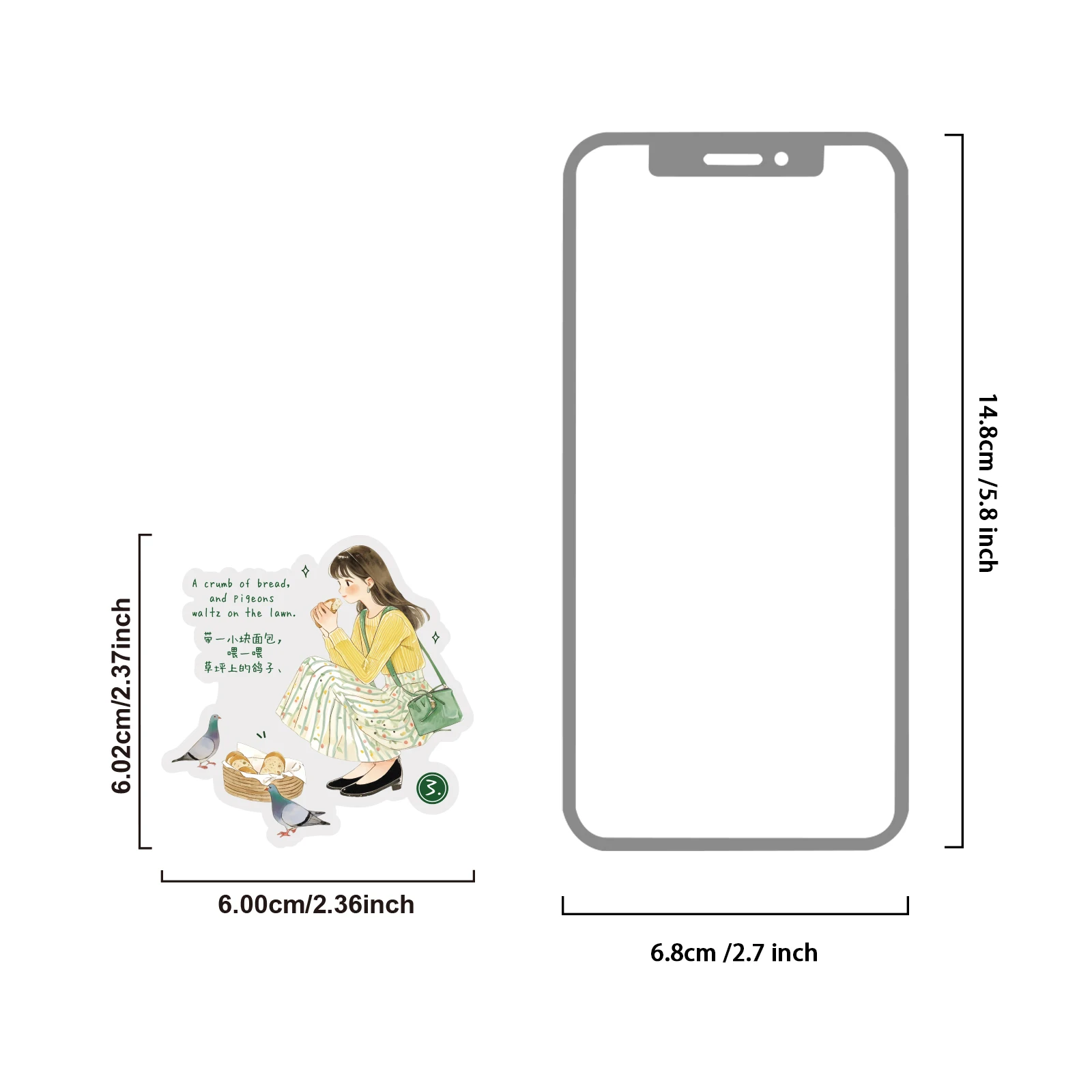 Etori Life 15 Buah Stiker Tema - Coffee Tea Journal ulasan dan harga