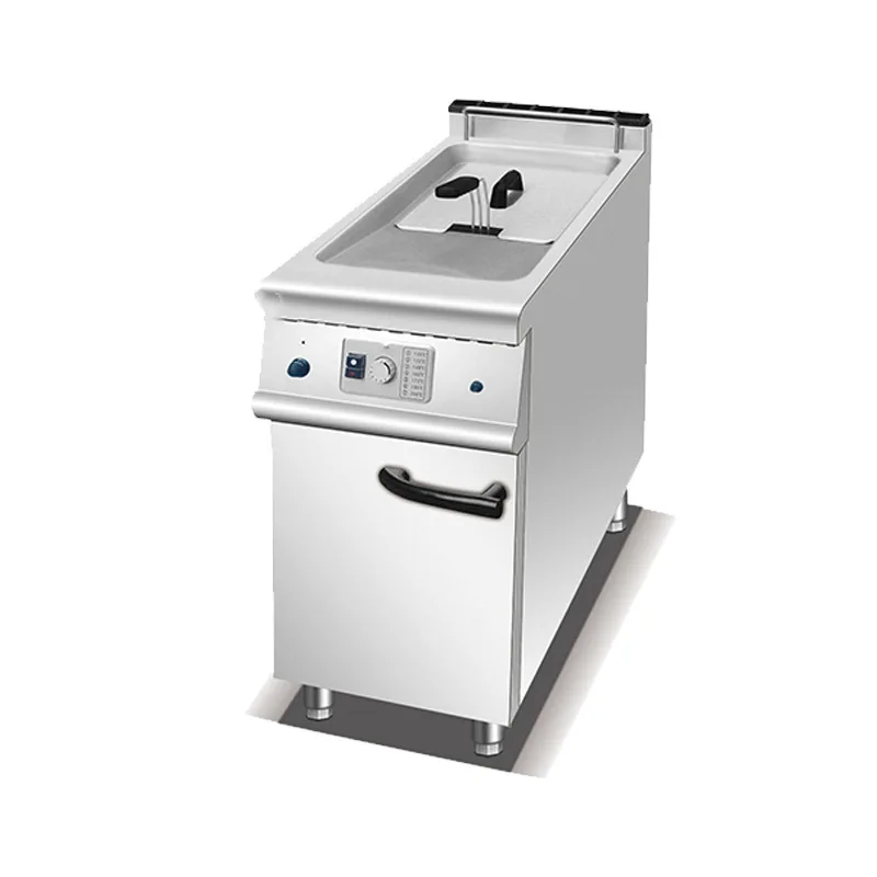 

Commercial vertical gas single-cylinder frying furnace with cabinet luxury combination floor-to-ceiling single-cylinder
