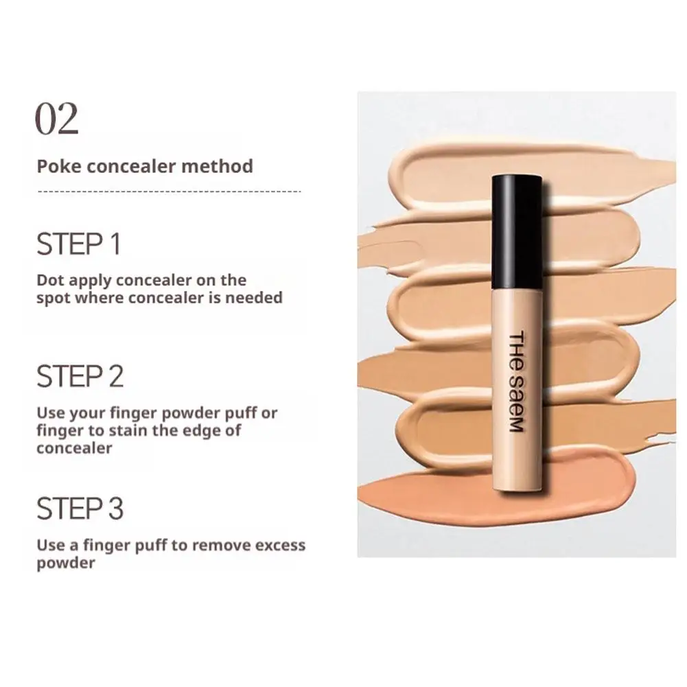 Oil-control Concealer Pen Brightens Face Covers Spots Remove Dark Circles Waterproof Liquid Concealer Blemishes Acne Mark Makeup