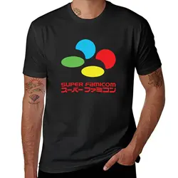 Super Famicom t-shirt oversized ubrania vintage męskie białe koszulki