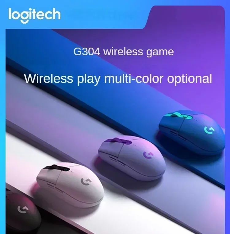 New Logitech G304 Bluetooth Wireless Mouse Game Programming Office Desktop Laptop Mouse Gamer Lightweight Wireless Mouse luxury